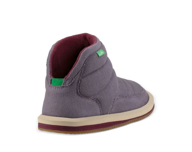 Sanuk Puff N Chill Cotton Women's Boots Grey | Canada 186OKI